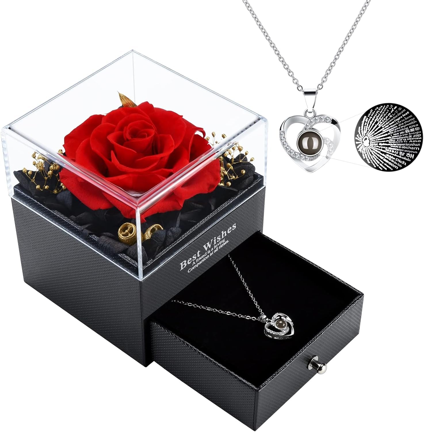 Eternal Roses Gifts for Mom, Wife, Girlfriend, Anniversary, Valentines Day, Mothers Day, Birthday Gift.